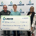 Image of Lagcoe Awards Final 2025 FEP Scholarship to Ethan Lejeune