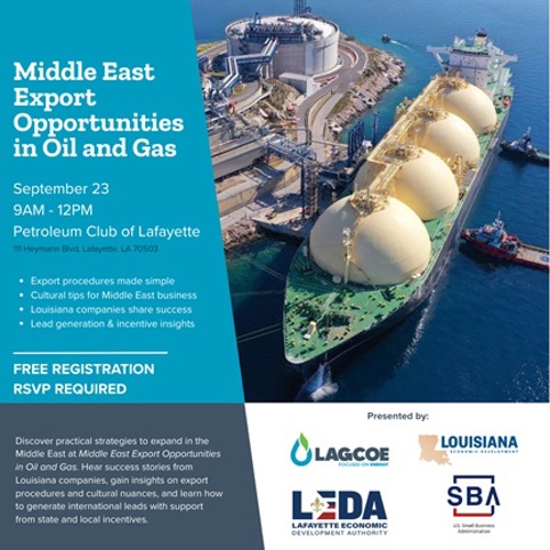 Middle East Export Opportunities in Oil & Gas image